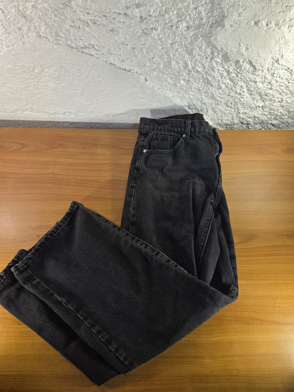 MNML Button Fly Black Denim Jeans Men's 30x30"